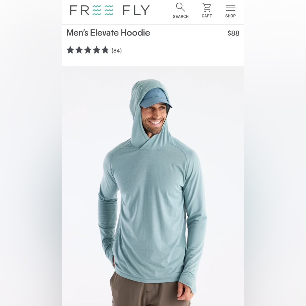 Freefly Men’s Elevate Hoodie - size small